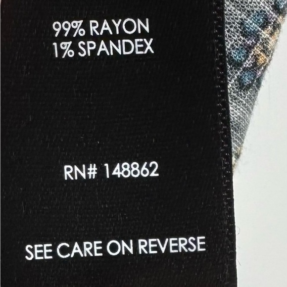 Torrid Black Floral Textured Stretch Rayon Goddess Tank - Picture 13 of 14